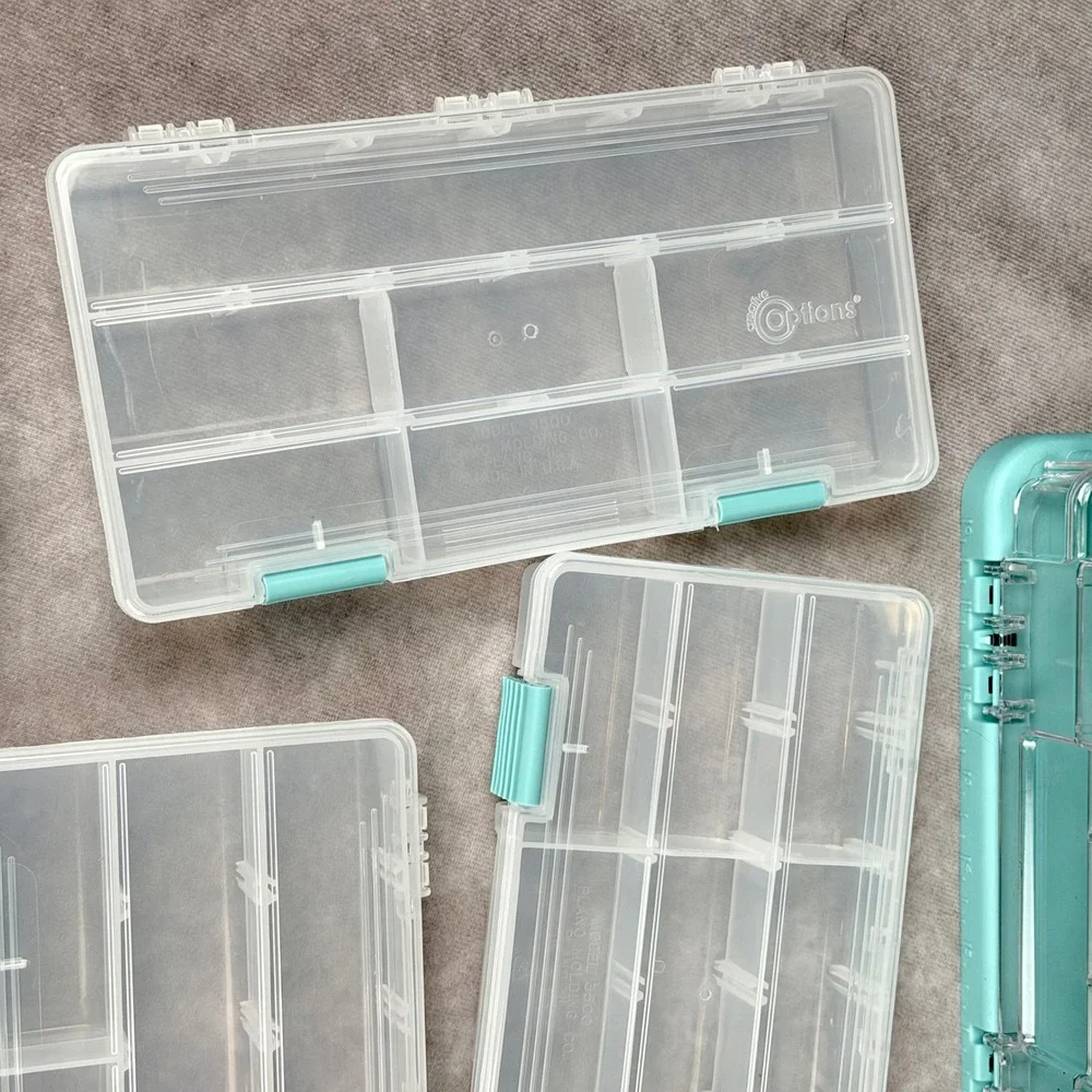 Creative Options Grab N Go Rack System Turquoise Craft Organizer Four Trays